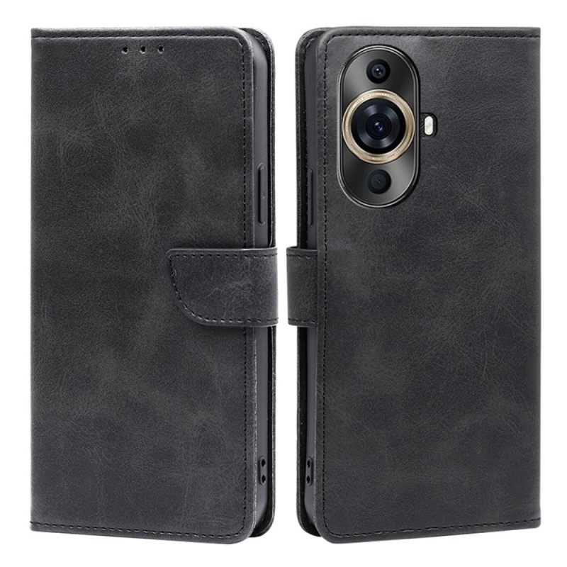Δερματινη Θηκη Huawei Nova 11 Pro Ρετρό Σχέδιο Σιλικόνης
