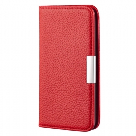 θηκη κινητου Samsung Galaxy S22 Plus 5G Θήκη Flip Faux Leather Litchi Ultra Chic