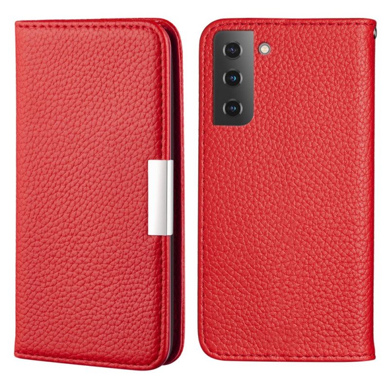 θηκη κινητου Samsung Galaxy S22 Plus 5G Θήκη Flip Faux Leather Litchi Ultra Chic