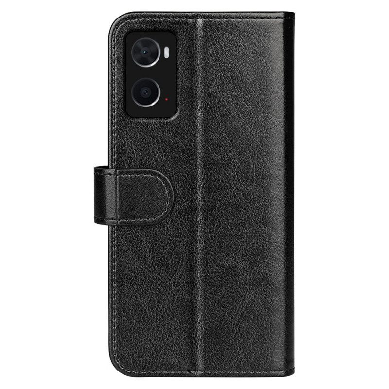 Κάλυμμα Realme 9i Μαγνητικό Κούμπωμα Crazy Horse Υφή