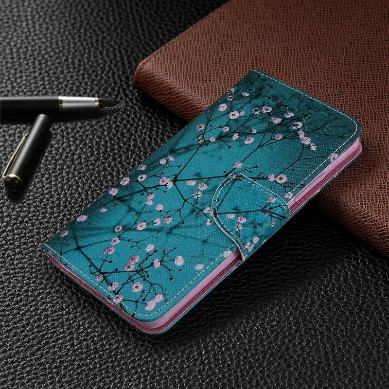 δερματινη θηκη Xiaomi Mi Note 10 / 10 Pro Ανθίζοντας Δέντρο