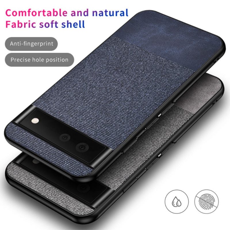 Θήκη Google Pixel 6 Faux Δέρμα Διπλής Υφής