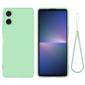 Κάλυμμα Sony Xperia 10 Vi Θήκες Κινητών Λουράκι Υγρής Σιλικόνης
