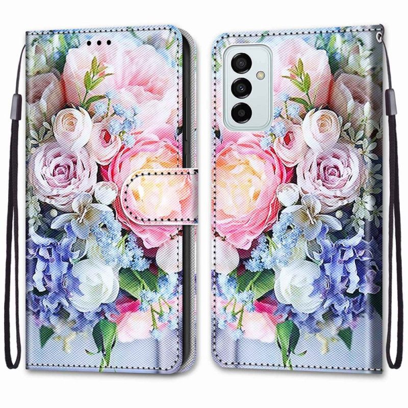 δερματινη θηκη Samsung Galaxy M23 5G Floral Wonder