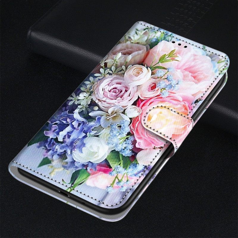 δερματινη θηκη Samsung Galaxy M23 5G Floral Wonder