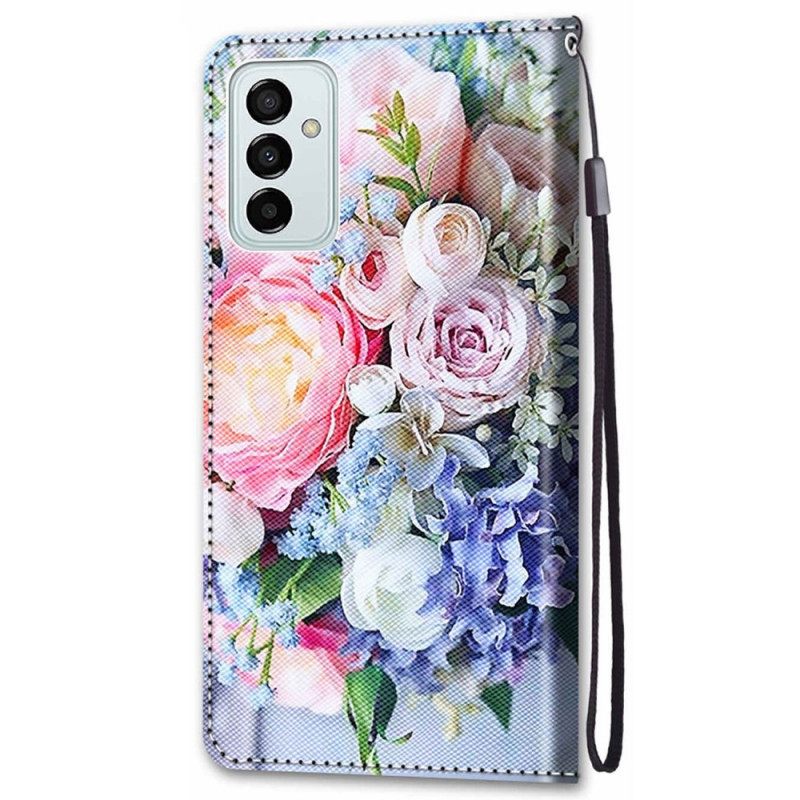 δερματινη θηκη Samsung Galaxy M23 5G Floral Wonder