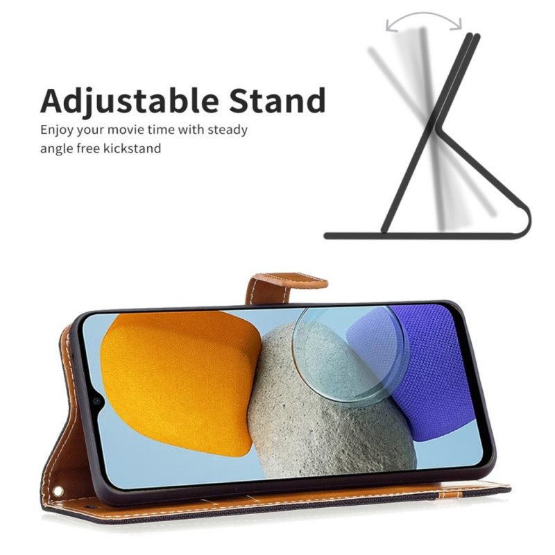 Κάλυμμα Samsung Galaxy M23 5G Ύφασμα Με Λουράκι