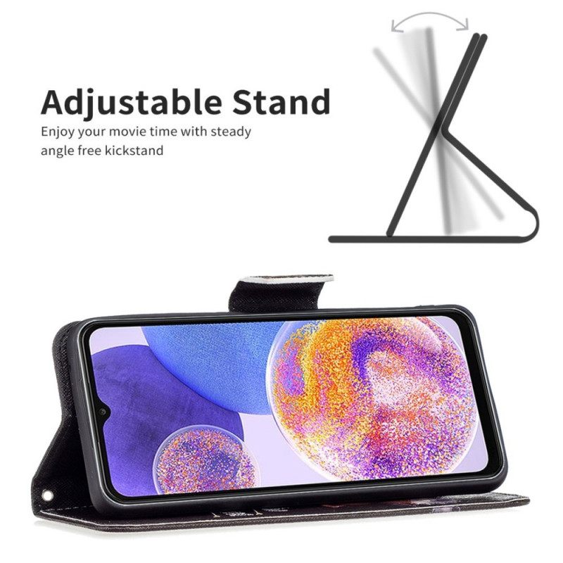 Θήκη Flip Samsung Galaxy M23 5G Επικίνδυνη Αρκούδα