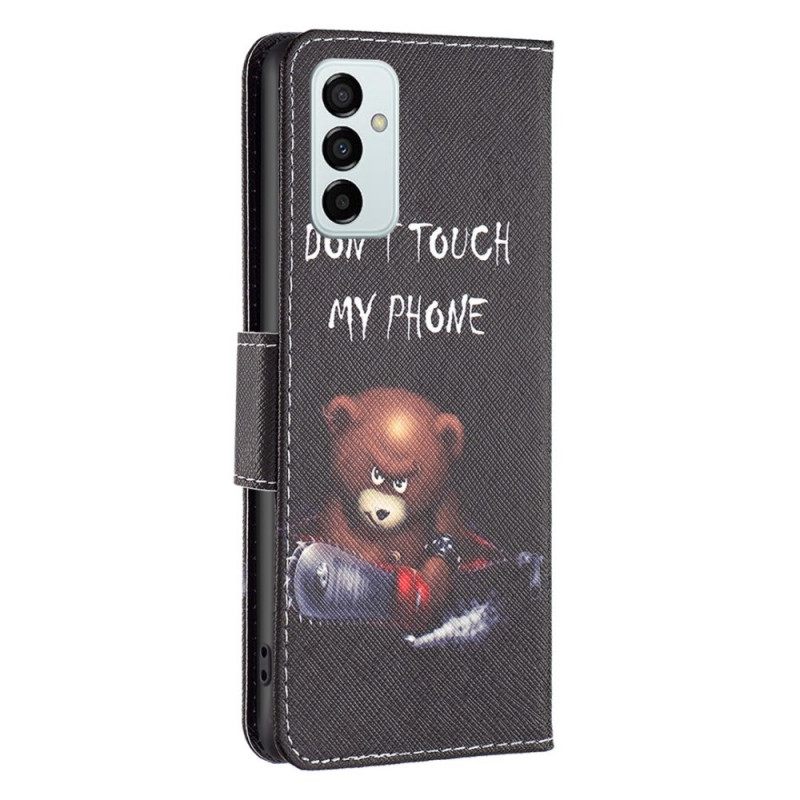 Θήκη Flip Samsung Galaxy M23 5G Επικίνδυνη Αρκούδα