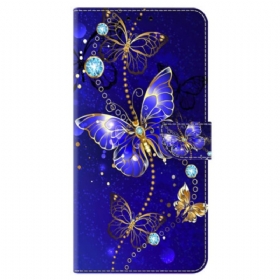 Δερματινη Θηκη Samsung Galaxy A15 Diamond Butterfly