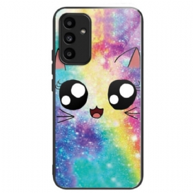 Κάλυμμα Samsung Galaxy A15 Γυαλί Galaxy Cat Tempered Glass