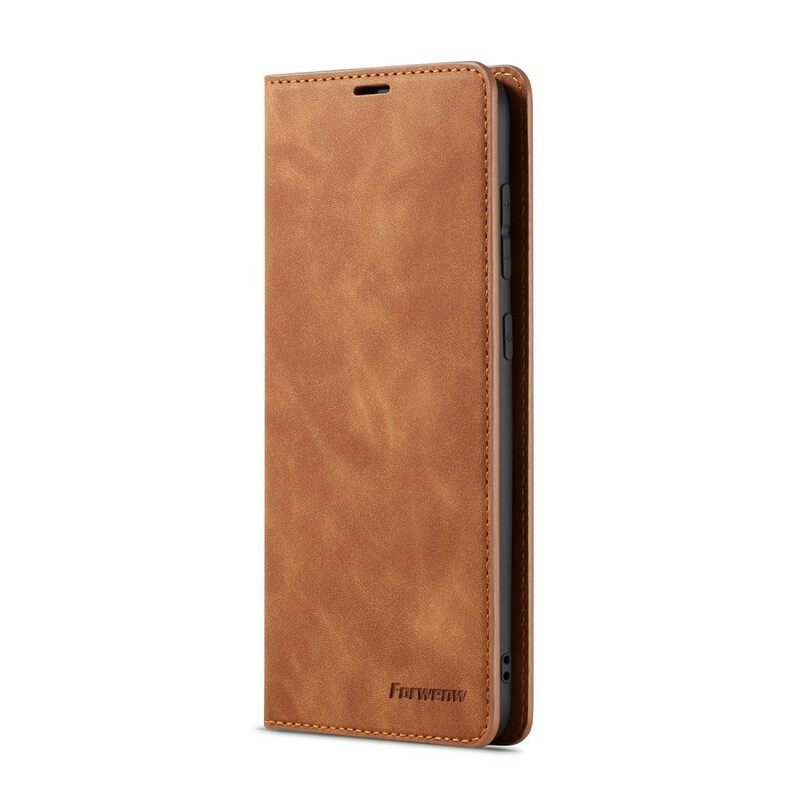 θηκη κινητου Samsung Galaxy A70 Θήκη Flip Δερμάτινο Εφέ Forwenw