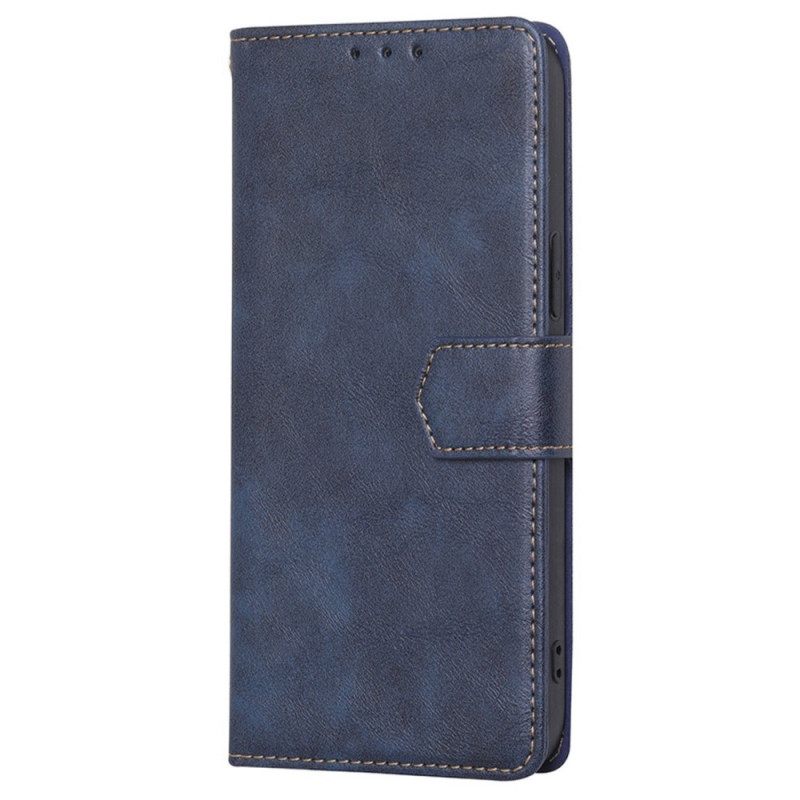 Κάλυμμα Xiaomi 12T / 12T Pro Couture Δερμάτινο Εφέ