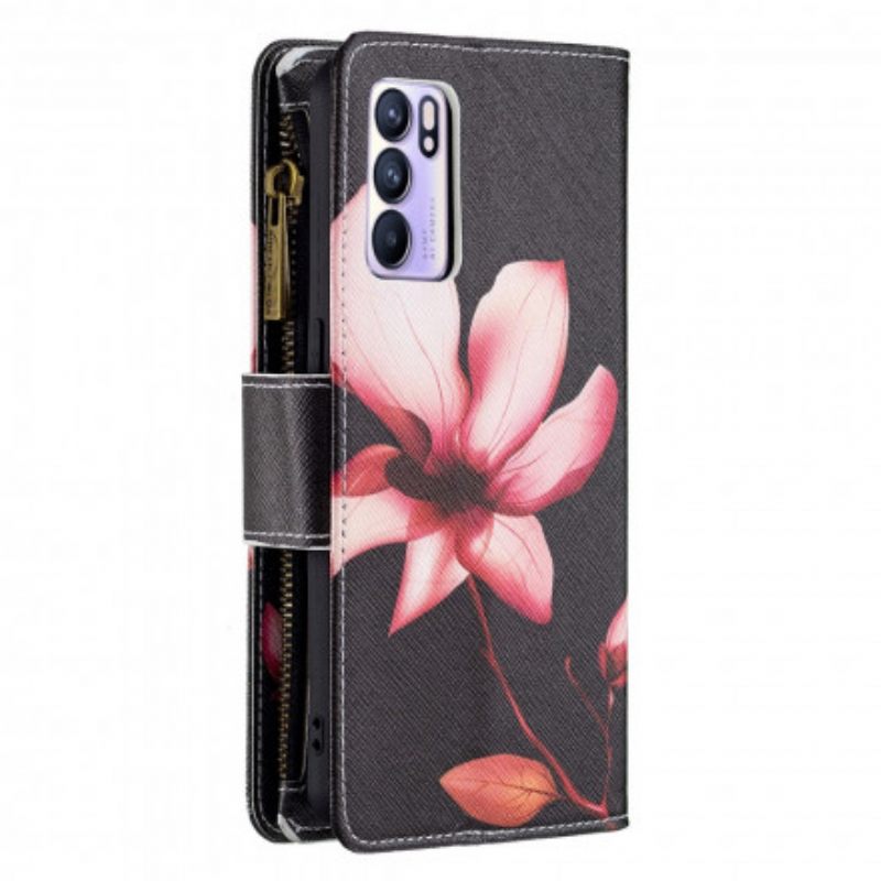 Κάλυμμα Oppo Reno 6 5G Τσέπη Με Φερμουάρ