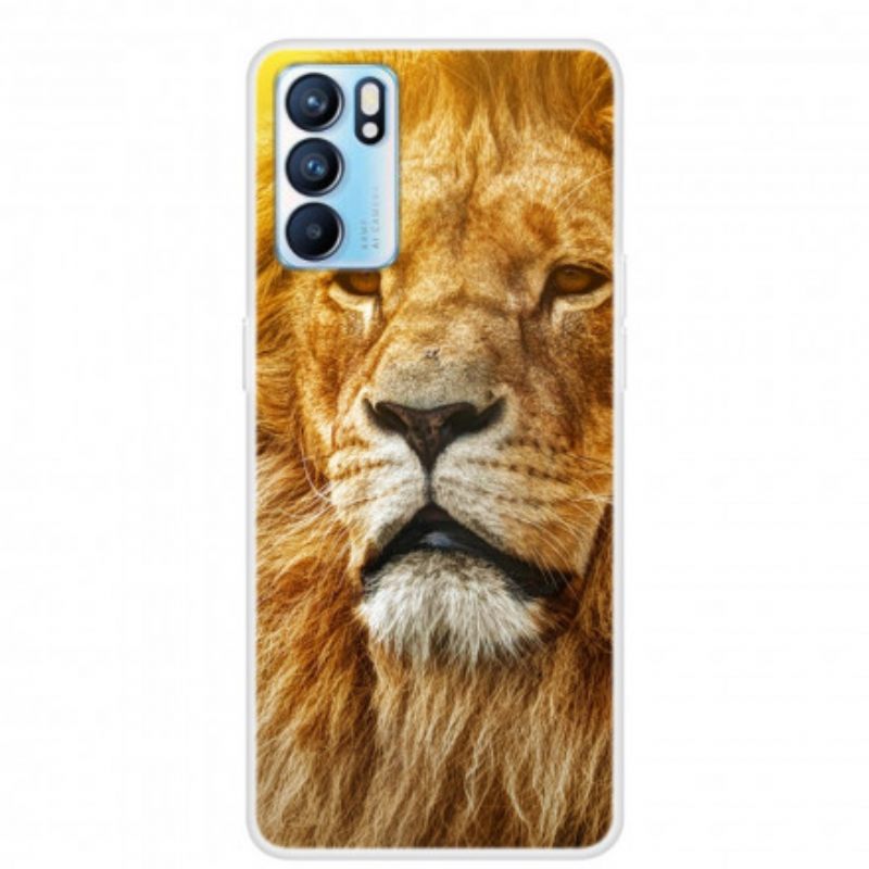 θηκη κινητου Oppo Reno 6 5G Κεφάλι Αιλουροειδών