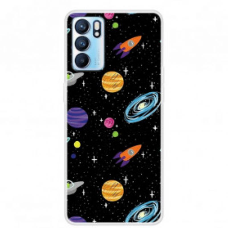θηκη κινητου Oppo Reno 6 5G Πλανήτης Γαλαξίας