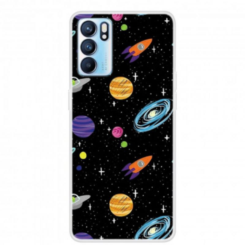 θηκη κινητου Oppo Reno 6 5G Πλανήτης Γαλαξίας