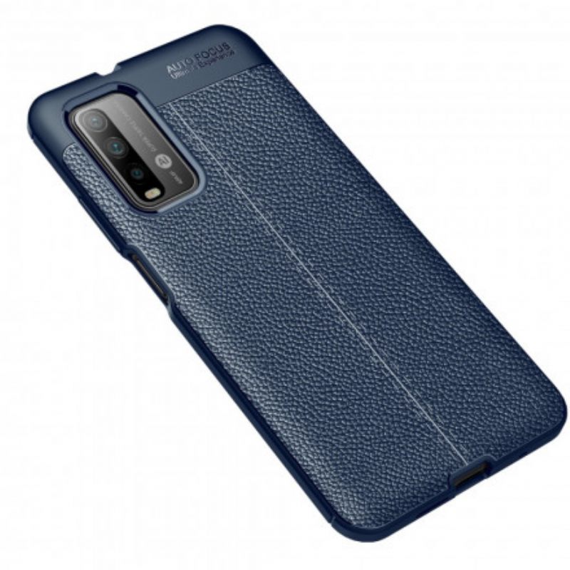 Θήκη Poco M3 Leather Effect Litchi Διπλή Σειρά