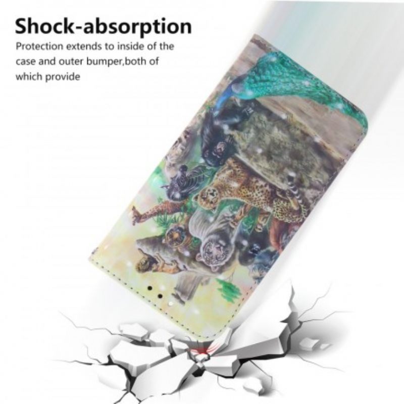 Κάλυμμα Samsung Galaxy A20e με κορδονι Thong Safari Animals