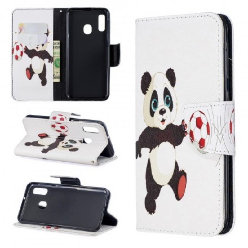 Κάλυμμα Samsung Galaxy A20e Panda Soccer