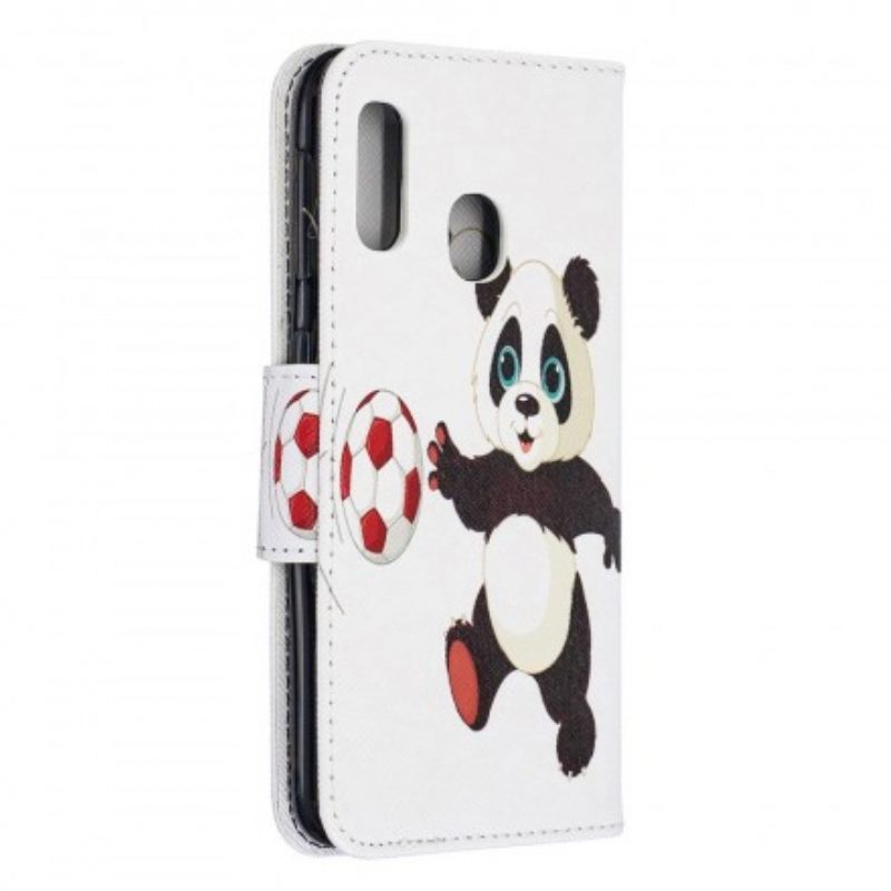 Κάλυμμα Samsung Galaxy A20e Panda Soccer