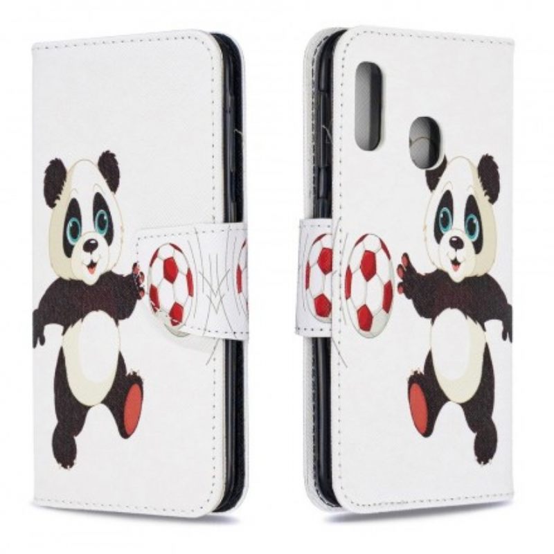 Κάλυμμα Samsung Galaxy A20e Panda Soccer