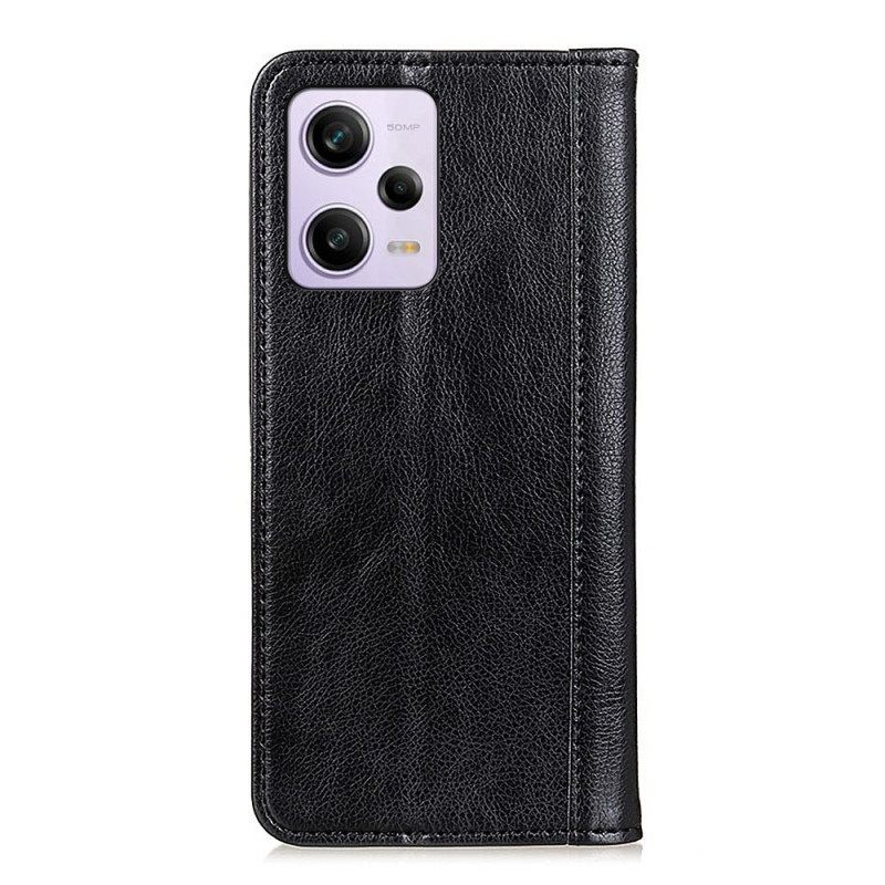 θηκη κινητου Poco X5 Pro 5G Θήκη Flip Lychee Split Leather