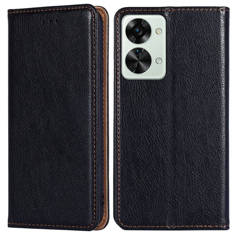 Θήκη Flip OnePlus Nord 2T 5G Vintage Σχέδιο