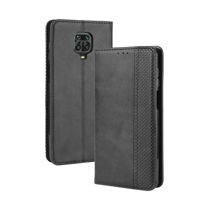 θηκη κινητου Xiaomi Redmi Note 9S / 9 Pro Θήκη Flip Στυλιζαρισμένο Vintage Δερμάτινο Εφέ