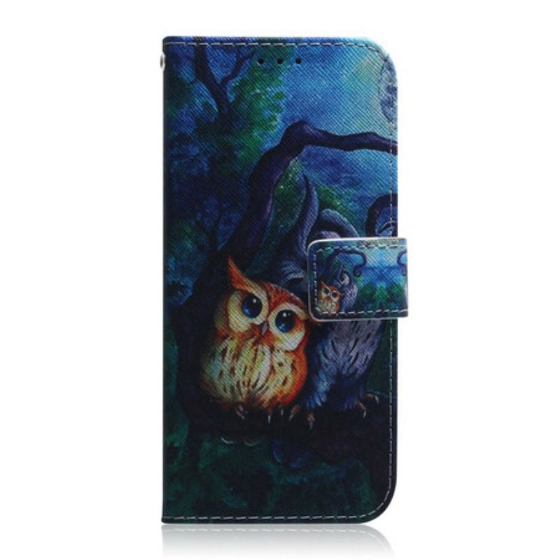 Κάλυμμα Xiaomi Redmi 9 Ζωγραφική Με Κουκουβάγιες