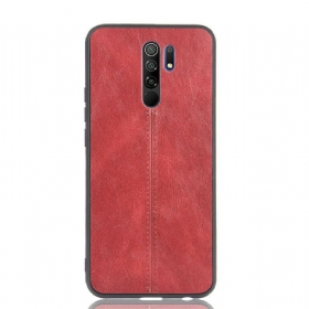 θηκη κινητου Xiaomi Redmi 9 Couture Δερμάτινο Εφέ