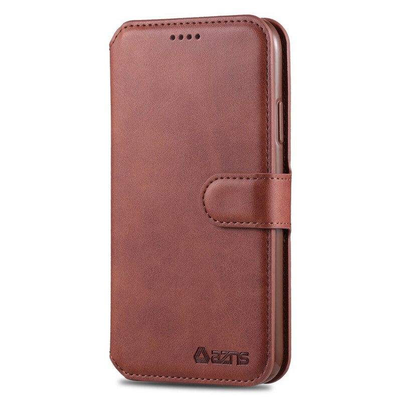 Κάλυμμα iPhone 12 Mini Εφέ Δέρματος Azns