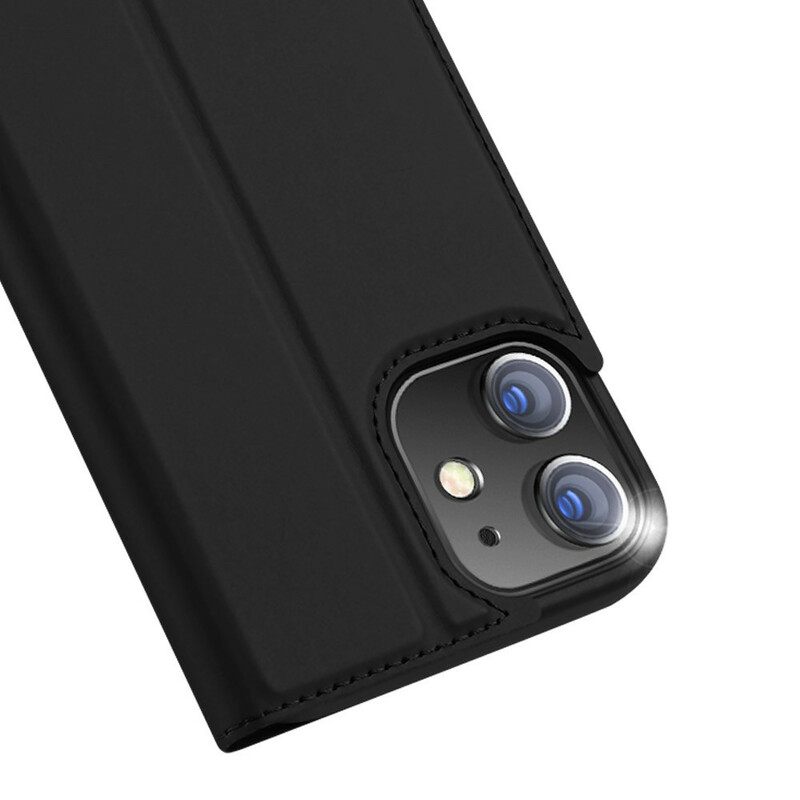 θηκη κινητου iPhone 12 Mini Θήκη Flip Skin Pro Σειρά Dux Ducis