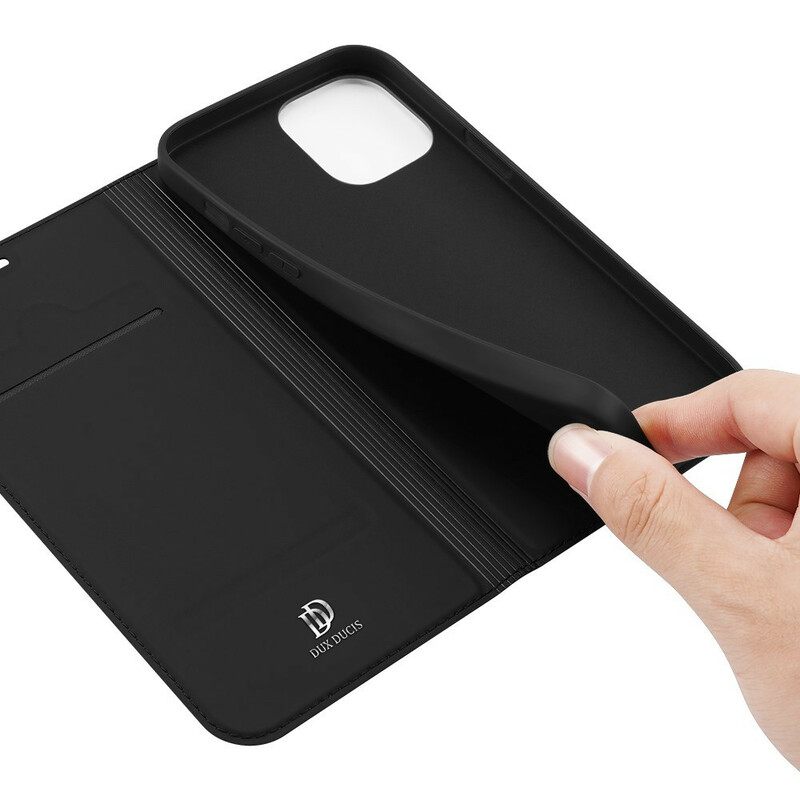 θηκη κινητου iPhone 12 Mini Θήκη Flip Skin Pro Σειρά Dux Ducis