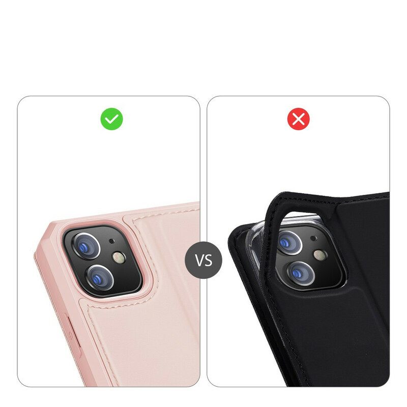 θηκη κινητου iPhone 12 Mini Θήκη Flip Skin X Series Dux Ducis