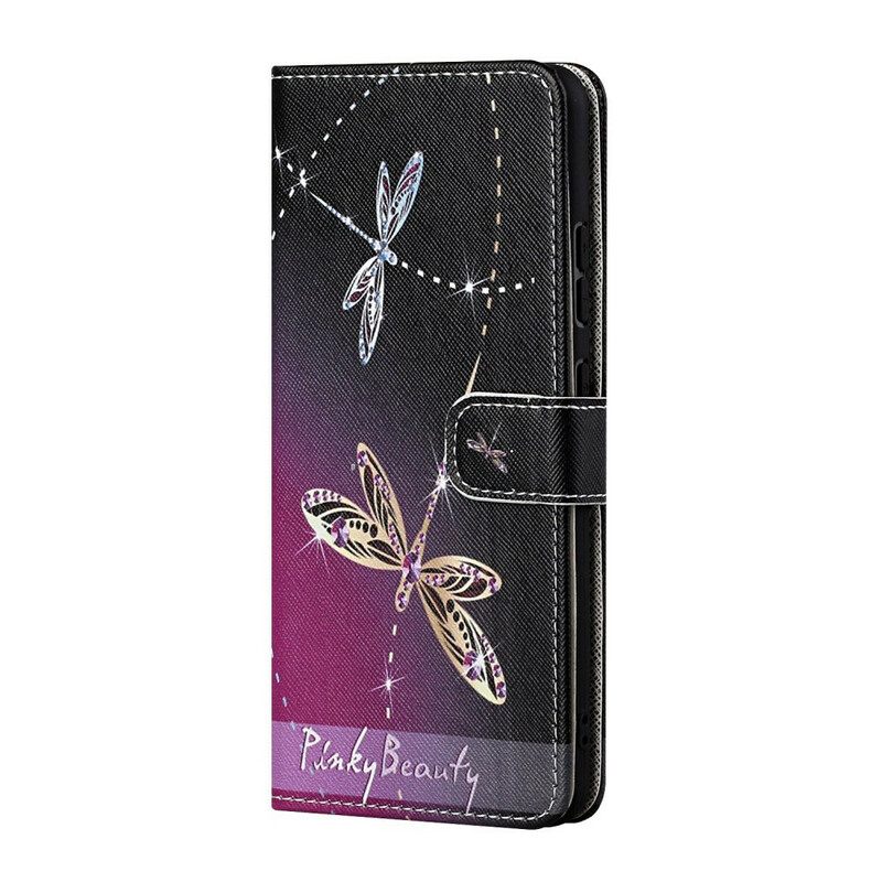 Κάλυμμα OnePlus Nord CE 5G με κορδονι Strappy Dragonflies