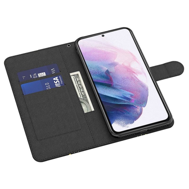 Θήκη Flip Samsung Galaxy A23 5G με κορδονι Lanyard Wolf