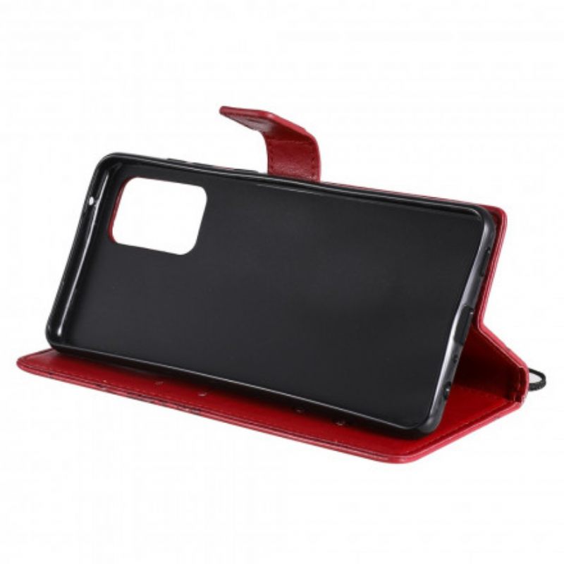 Κάλυμμα Samsung Galaxy A72 4G / A72 5G με κορδονι Πεταλούδες Giant Strap