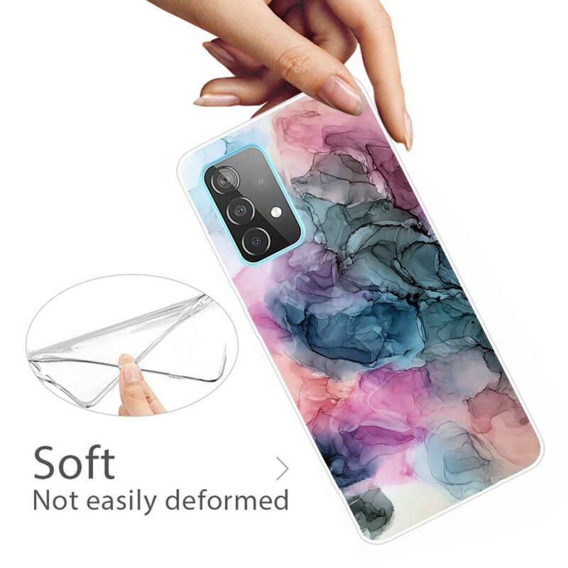 Θήκη Samsung Galaxy A72 4G / A72 5G Έγχρωμο Μάρμαρο