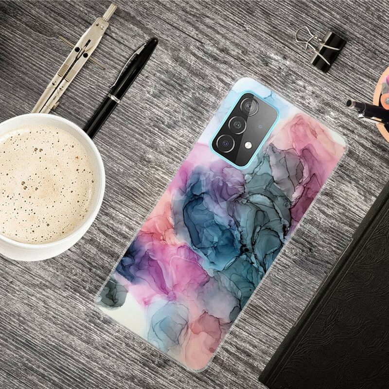 Θήκη Samsung Galaxy A72 4G / A72 5G Έγχρωμο Μάρμαρο