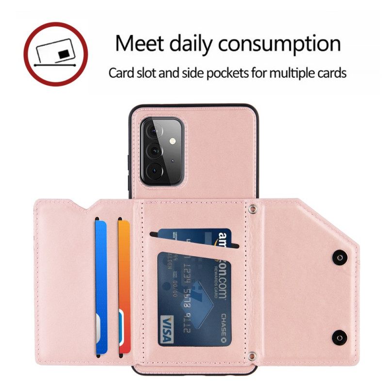 Θήκη Samsung Galaxy A72 4G / A72 5G Λουράκι Ώμου Θήκη Κάρτας