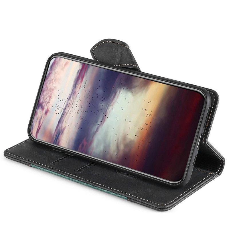 Κάλυμμα Samsung Galaxy M53 5G Faux Leather Bicolor Stylish