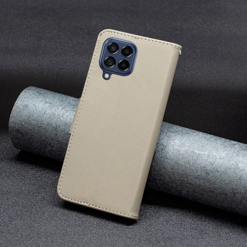 Κάλυμμα Samsung Galaxy M53 5G με κορδονι Λοξό Κούμπωμα Με Λουράκι