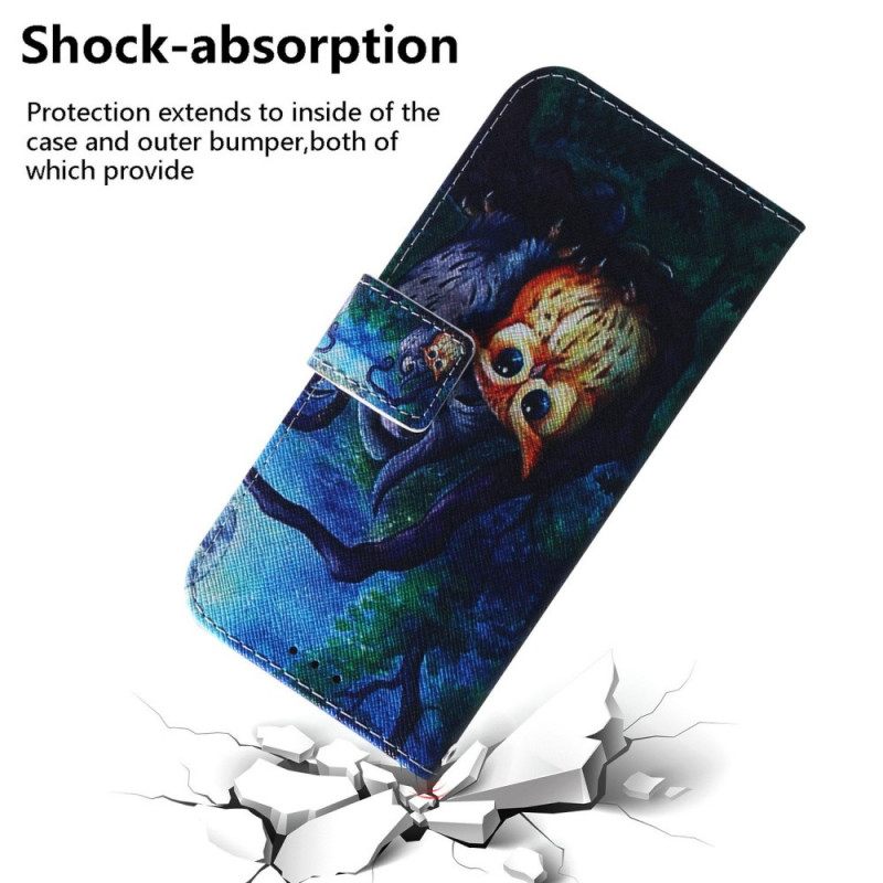 Κάλυμμα Samsung Galaxy M53 5G Ζωγραφική Κουκουβάγιες