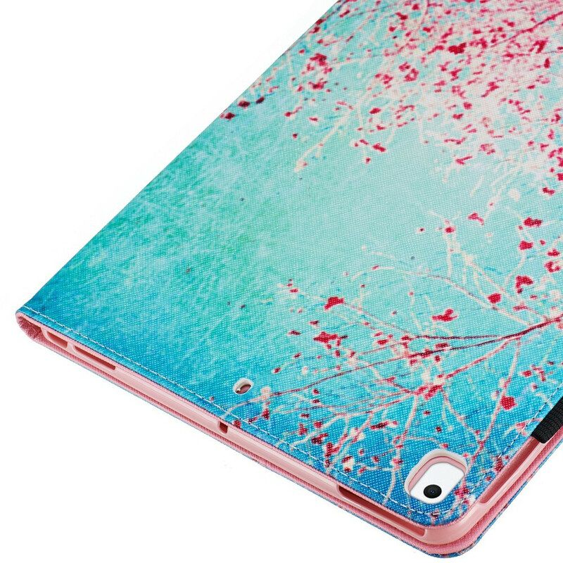 Θήκη Flip iPad 10.2" (2020) (2019) Κόκκινα Κλαδιά