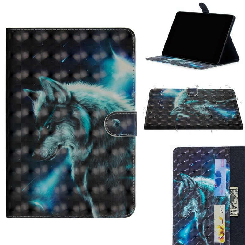 Θήκη Flip iPad 10.2" (2020) (2019) Light Spot Wolf