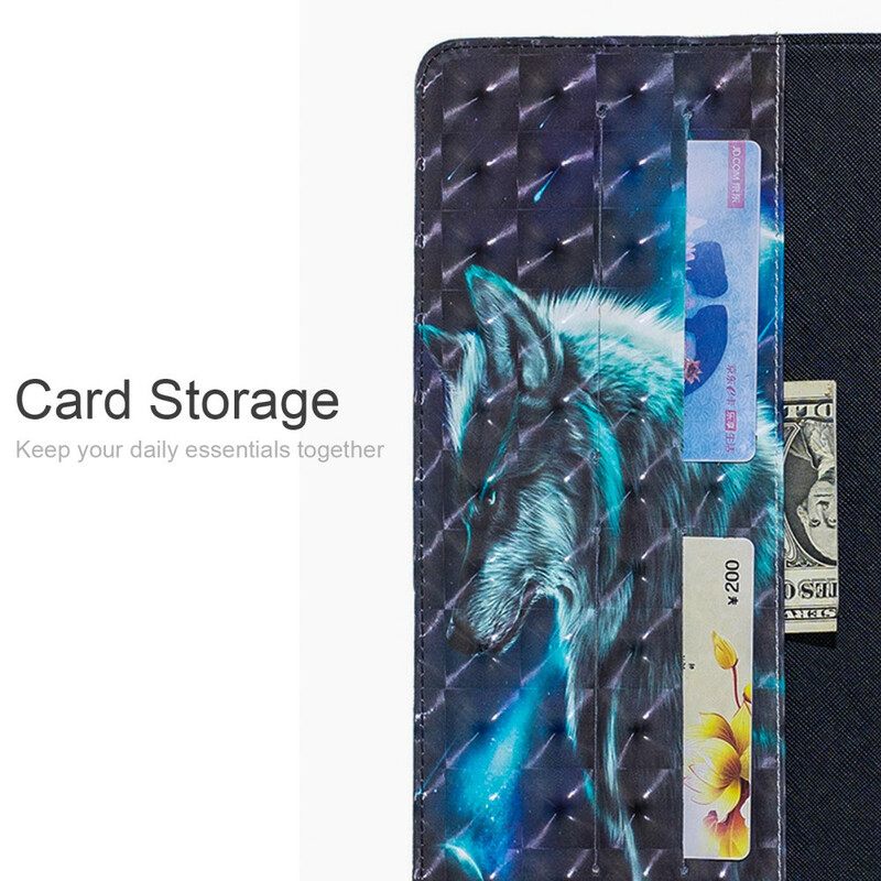 Θήκη Flip iPad 10.2" (2020) (2019) Light Spot Wolf
