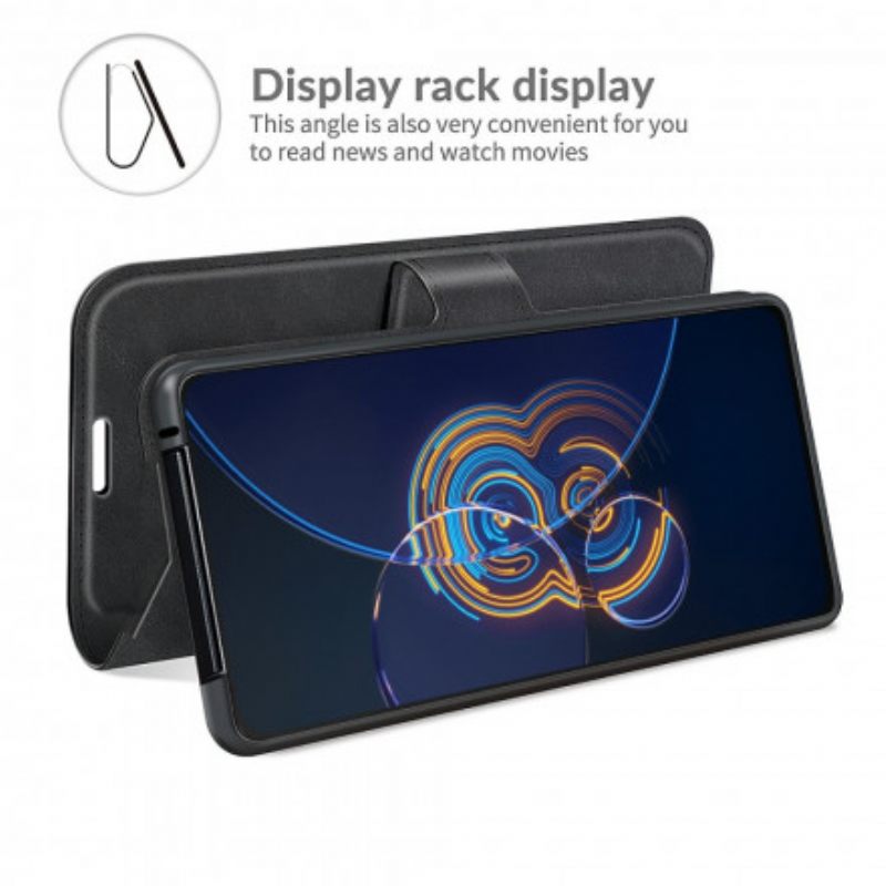Κάλυμμα Asus Zenfone 8 Flip Θήκη Flip Faux Leather Slim