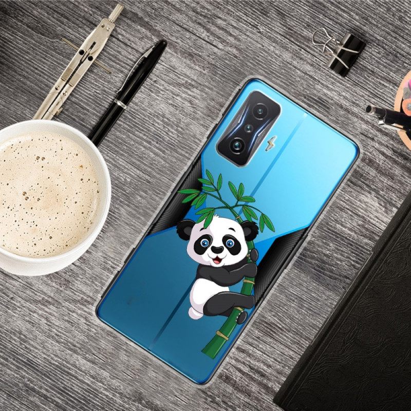θηκη κινητου Poco F4 GT Panda Στο Μπαμπού Του
