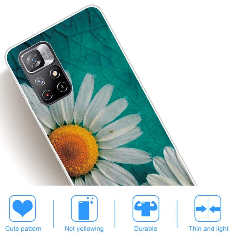 Θήκη Xiaomi Redmi Note 11 Pro Plus 5G Μαργαρίτα Σιλικόνης